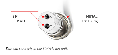 2 Pin Female Output Connector 2 Pin Female Power Supply